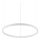 Ideal Lux - LED-kattokruunu johdossa ORACLE SLIM LED/29W/230V 2700K halkaisija 50 cm valkoinen
