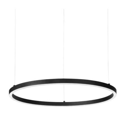 Ideal Lux - Himmennettävä LED-kattokruunu johdossa ORACLE SLIM LED/29W/230V 3000K halkaisija 50 cm musta