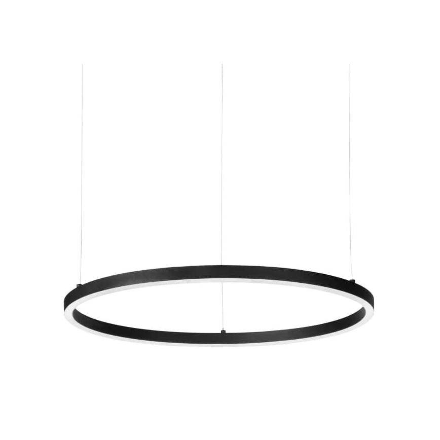 Ideal Lux - Himmennettävä LED-kattokruunu johdossa ORACLE SLIM LED/29W/230V 3000K halkaisija 50 cm musta