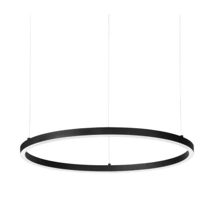 Ideal Lux - LED-kattokruunu johdossa ORACLE SLIM LED/32W/230V 3000K halkaisija 50 cm musta