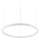 Ideal Lux - LED-kattokruunu johdossa ORACLE SLIM LED/32W/230V 3000K halkaisija 50 cm valkoinen