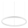 Ideal Lux - LED-kattokruunu johdossa ORACLE SLIM LED/32W/230V 4000K halkaisija 50 cm valkoinen
