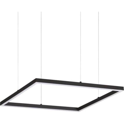 Ideal Lux - LED-kattokruunu johdossa ORACLE SLIM LED/33W/230V 3000K 50x50 cm musta