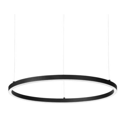 Ideal Lux - Himmennettävä LED-kattokruunu johdossa ORACLE SLIM LED/39W/230V 3000K halkaisija 70 cm musta