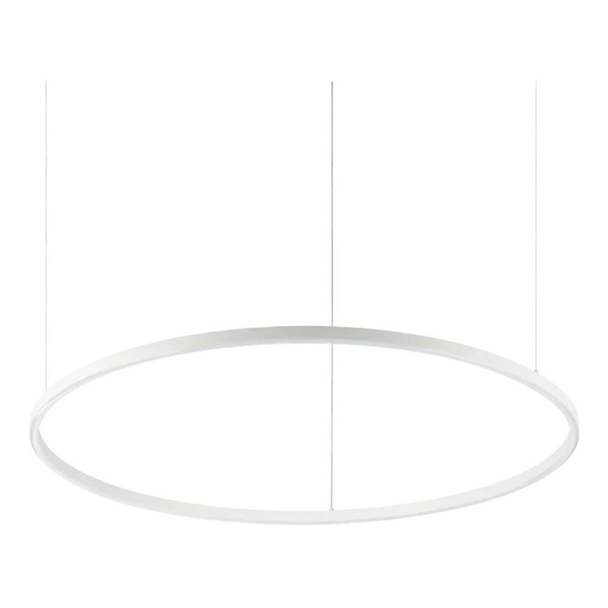 Ideal Lux - LED-kattokruunu johdossa ORACLE SLIM LED/53W/230V 2700K halkaisija 90 cm valkoinen
