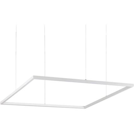 Ideal Lux - LED-kattokruunu johdossa ORACLE SLIM LED/53W/230V 3000K 90x90 cm valkoinen