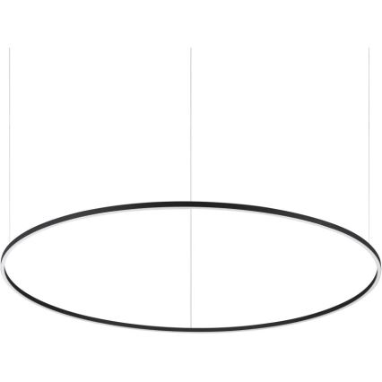 Ideal Lux - LED-kattokruunu johdossa ORACLE SLIM LED/83W/230V 2700K halkaisija 150 cm musta