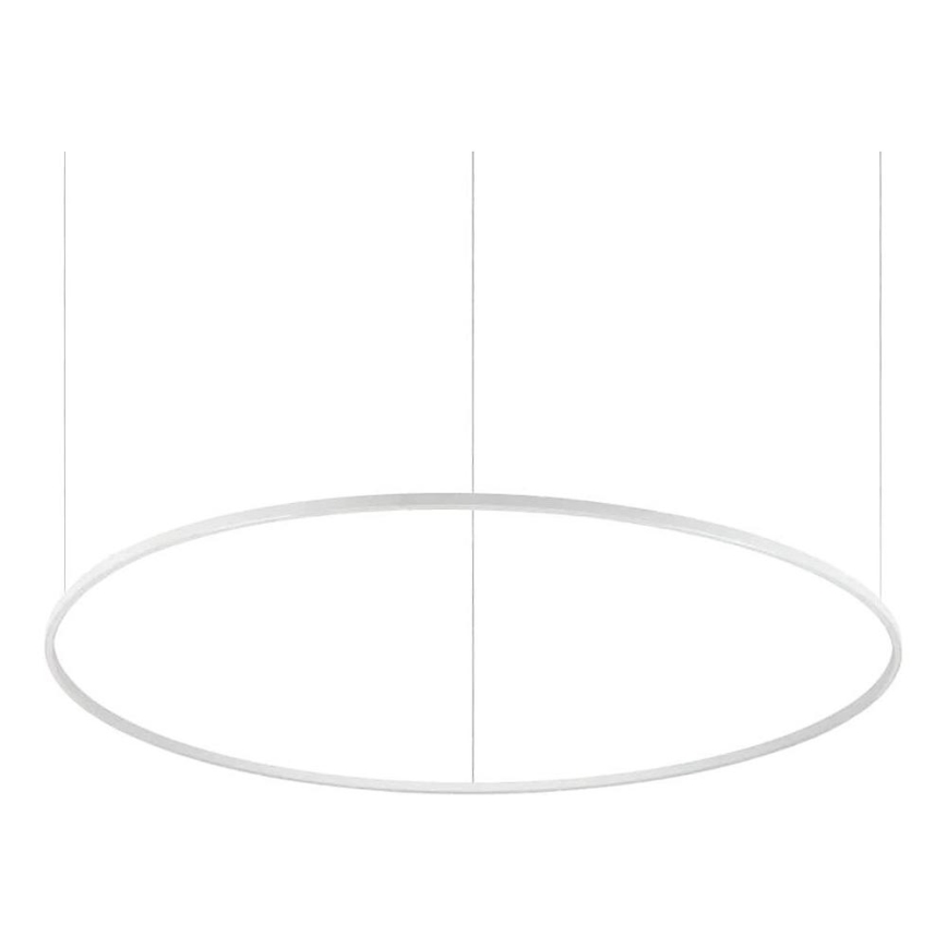 Ideal Lux - LED-kattokruunu johdossa ORACLE SLIM LED/89W/230V 3000K halkaisija 150 cm valkoinen