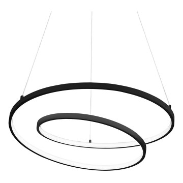 Ideal Lux - LED-kattokruunu johdossa OZ LED/47W/230V halkaisija 60 cm CRI 90 musta