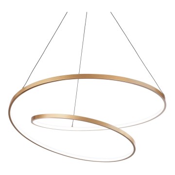 Ideal Lux - LED-kattokruunu johdossa OZ LED/52W/230V halkaisija 80 cm CRI 90 kulta