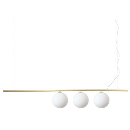 Ideal Lux - LED-kattokruunu johdossa PERLINE 3xG9/3W/230V kulta