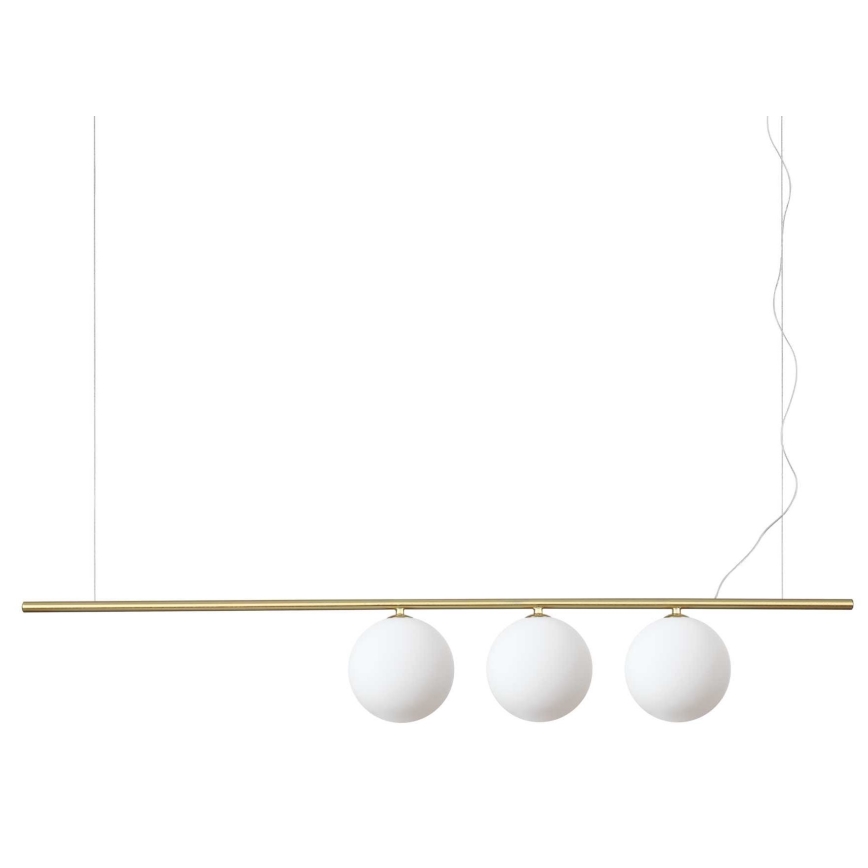 Ideal Lux - LED-kattokruunu johdossa PERLINE 3xG9/3W/230V kulta