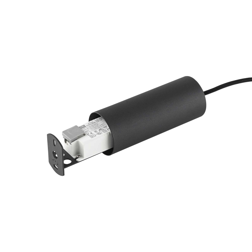 Ideal Lux - LED-kattokruunu johdossa ULTRATHIN LED/11,5W/230V CRI 90 musta