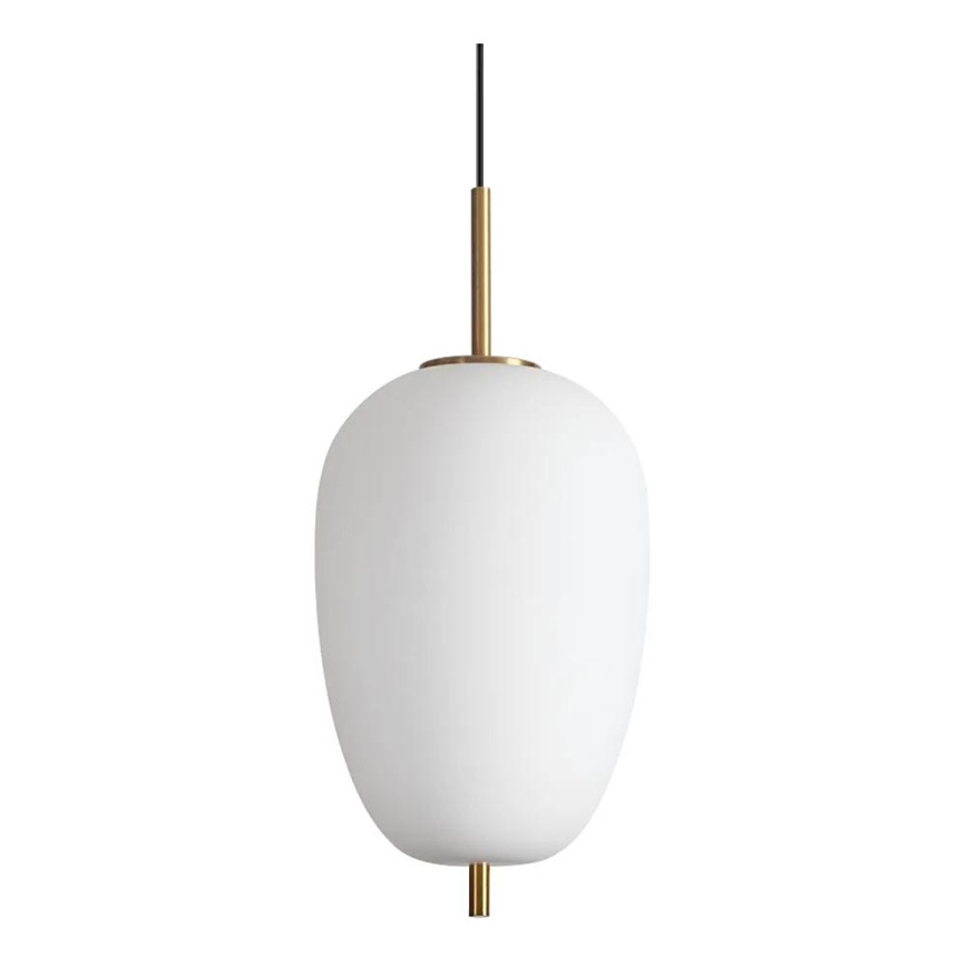 Ideal Lux - LED-kattokruunu johdossa UMILE LED/20W/230V halkaisija 27 cm CRI 90 messinki/valkoinen