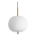 Ideal Lux - LED-kattokruunu johdossa UMILE LED/20W/230V halkaisija 30 cm CRI 90 messinki/valkoinen