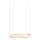 Ideal Lux - LED-kattokruunu johdossa WAVES LED/37W/230V CRI 90 messinki