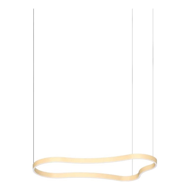 Ideal Lux - LED-kattokruunu johdossa WAVES LED/45W/230V CRI 90 messinki