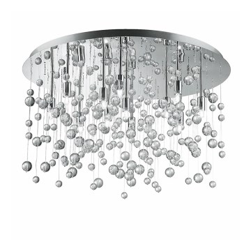 Ideal Lux - LED-kattovalaisin 12xG9/3W/230V halkaisija 63 cm kiiltävä kromi