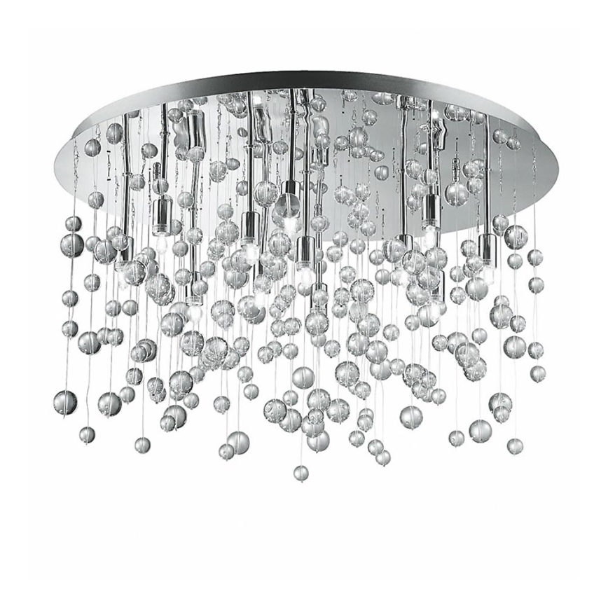 Ideal Lux - LED-kattovalaisin 12xG9/3W/230V halkaisija 63 cm kiiltävä kromi