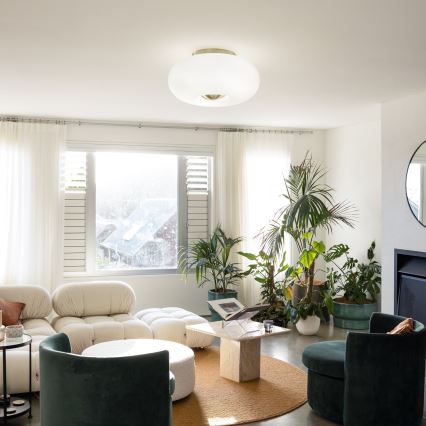 Ideal Lux - LED-kattovalaisin ARIZONA 5xGX53/9W/230V halkaisija 50 cm valkoinen