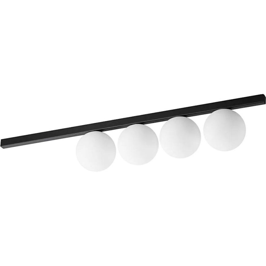 Ideal Lux - LED-kattovalaisin BINOMIO 4xG9/3W/230V musta