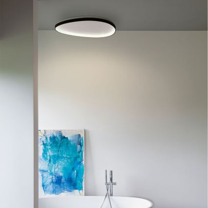 Ideal Lux - LED-kattovalaisin GEMINI LED/42W/230V halkaisija 81 cm CRI 90 musta