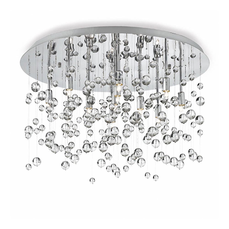 Ideal Lux - LED-kattovalaisin NEVE 8xG9/3W/230V halkaisija 40,5 cm kiiltävä kromi