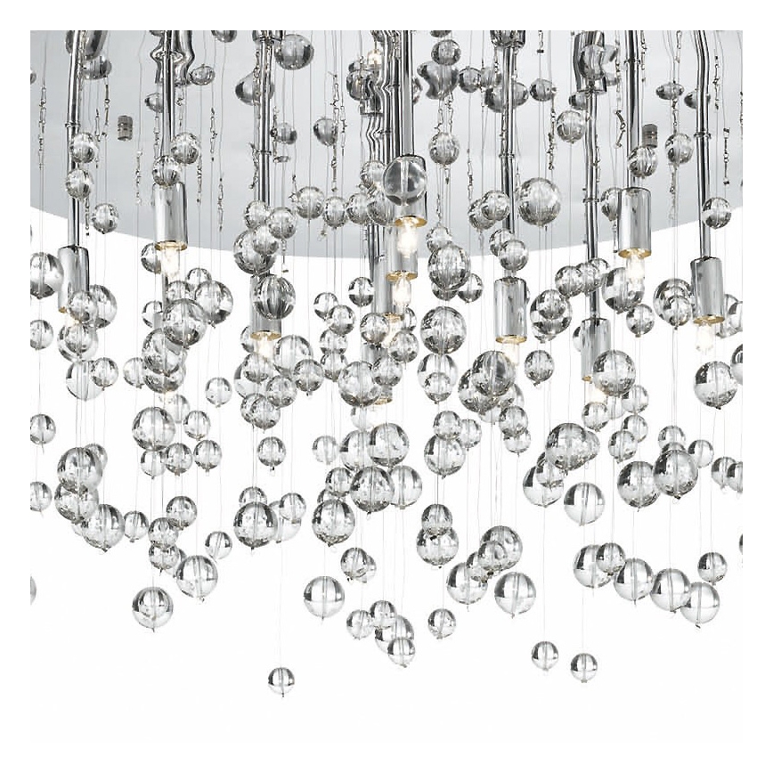 Ideal Lux - LED-kattovalaisin NEVE 8xG9/3W/230V halkaisija 40,5 cm kiiltävä kromi
