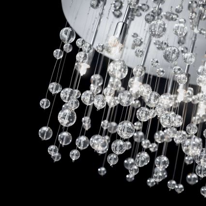 Ideal Lux - LED-kattovalaisin NEVE 8xG9/3W/230V halkaisija 40,5 cm kiiltävä kromi