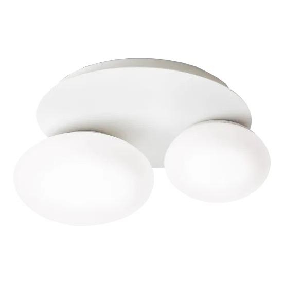 Ideal Lux - LED-kattovalaisin NINFEA 2xGX53/9W/230V valkoinen