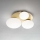 Ideal Lux - LED-kattovalaisin NINFEA 3xGX53/9W/230V kulta