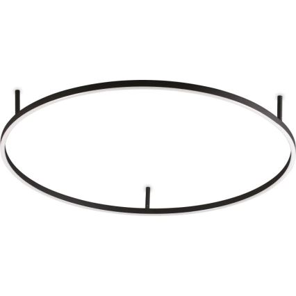 Ideal Lux - LED-kattovalaisin ORACLE SLIM LED/53W/230V 4000K halkaisija 90 cm musta