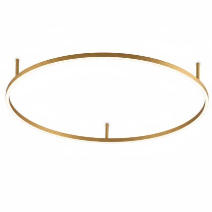 Ideal Lux - LED-kattovalaisin ORACLE SLIM LED/53W/230V 4000K CRI 90 Ø 90 cm kultainen