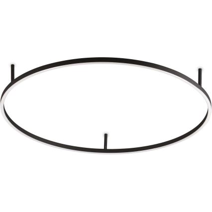 Ideal Lux - LED-kattovalaisin ORACLE SLIM LED/55W/230V 3000K halkaisija 90 cm musta