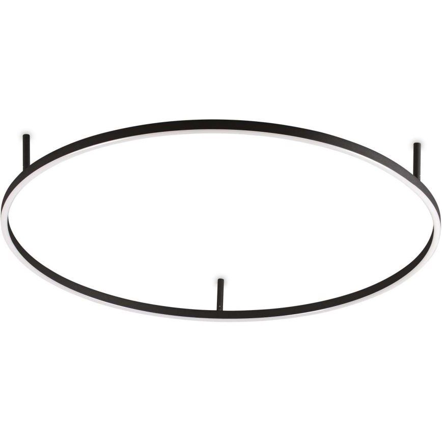 Ideal Lux - LED-kattovalaisin ORACLE SLIM LED/55W/230V 3000K halkaisija 90 cm musta