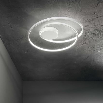 Ideal Lux - LED-kattovalaisin OZ LED/47W/230V halkaisija 60 cm CRI 90 valkoinen