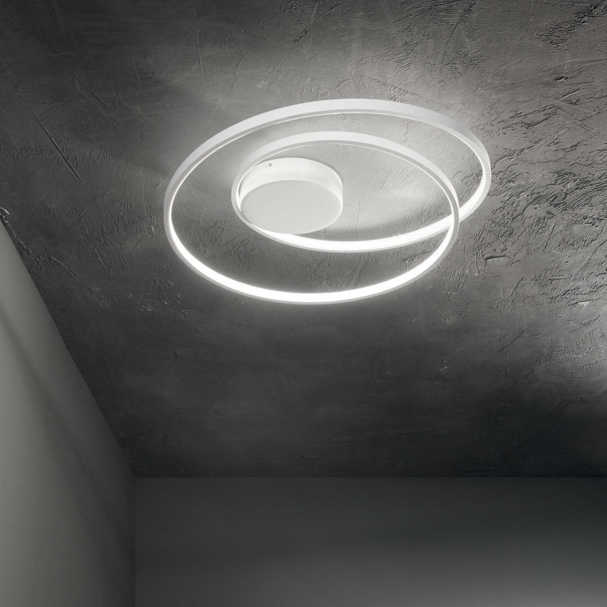 Ideal Lux - LED-kattovalaisin OZ LED/47W/230V halkaisija 60 cm CRI 90 valkoinen