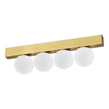 Ideal Lux - LED-kattovalaisin PING PONG 4xLED/3W/230V CRI 90 messinki