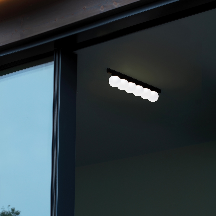 Ideal Lux - LED-kattovalaisin PING PONG 6xLED/3W/230V CRI 90 musta