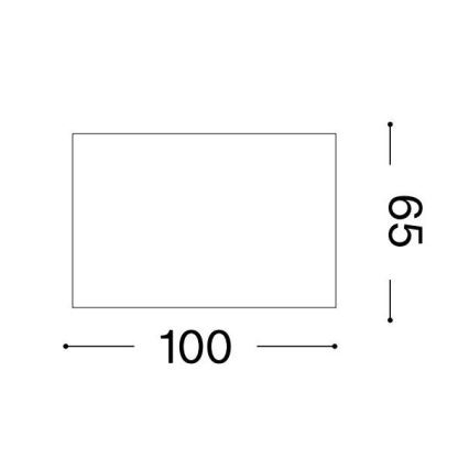 Ideal Lux - LED-kattovalaisin SPIKE 1xGX53/9W/230V kulta