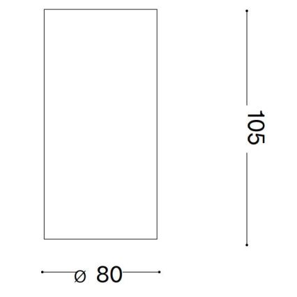 Ideal Lux - LED-kohdevalaisin NITRO LED/10W/230V halkaisija 8 cm CRI 90 valkoinen