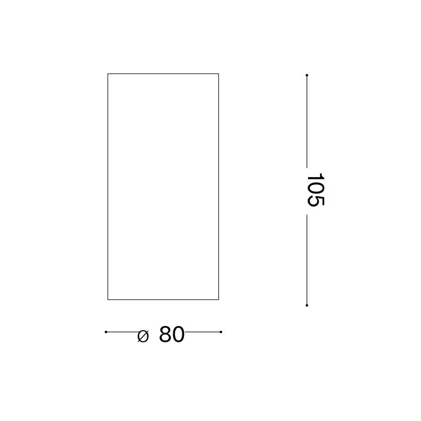 Ideal Lux - LED-kohdevalaisin NITRO LED/10W/230V halkaisija 8 cm CRI 90 valkoinen