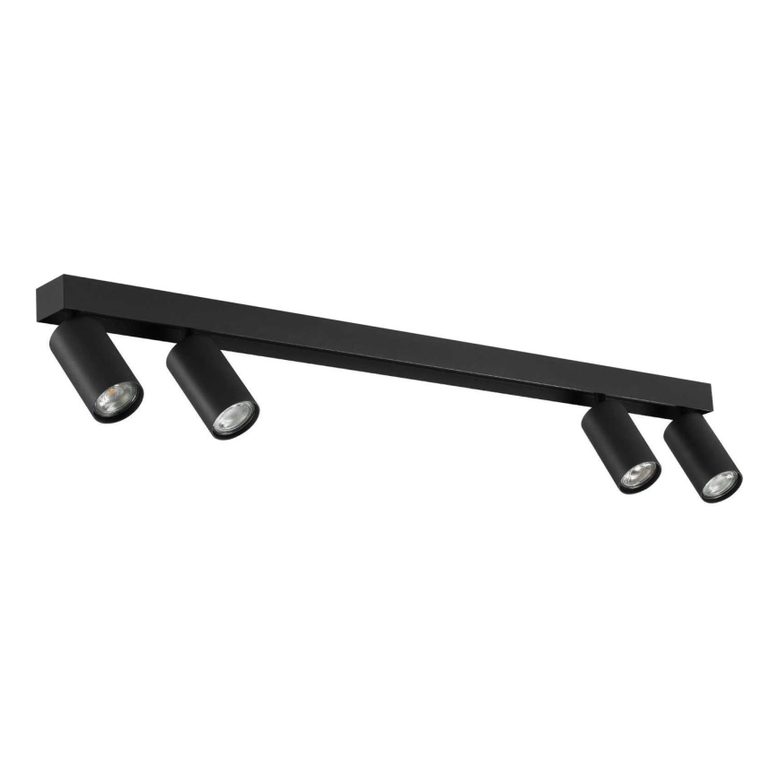 Ideal Lux - LED-kohdevalaisin PROFILO 4xGU10/7W/230V CRI 90 musta