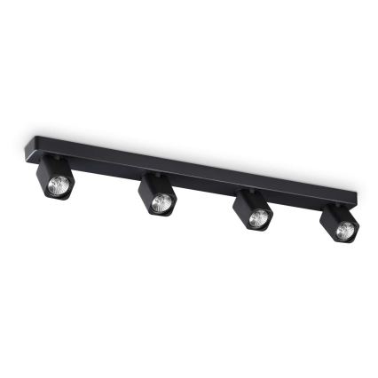 Ideal Lux - LED-kohdevalaisin RUDY 4xGU10/7W/230V CRI 90 musta