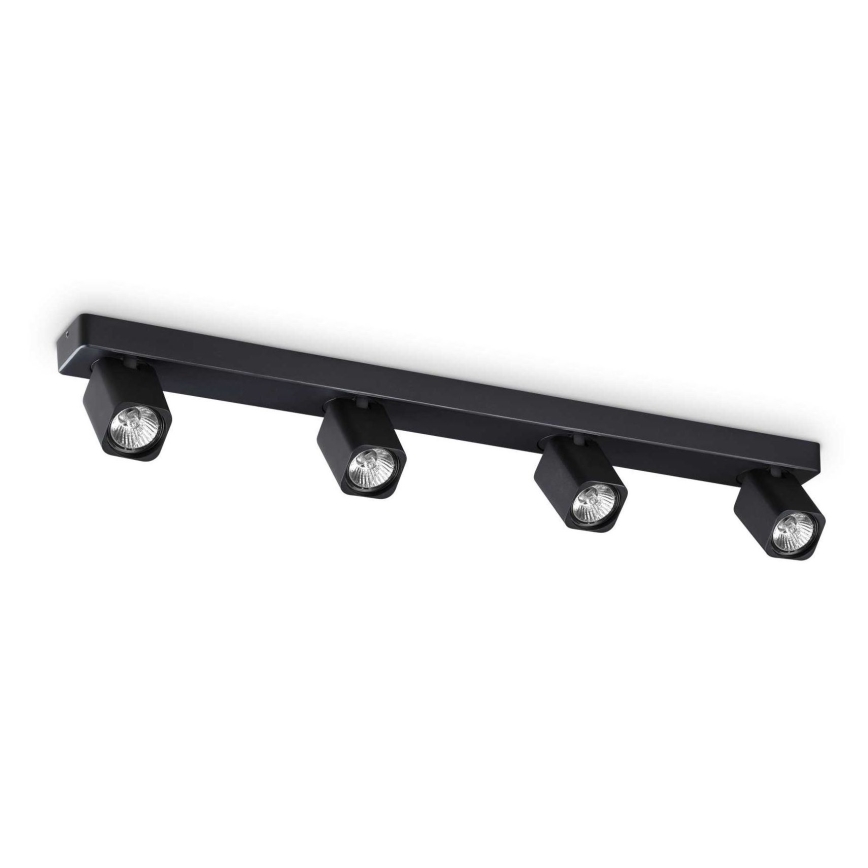 Ideal Lux - LED-kohdevalaisin RUDY 4xGU10/7W/230V CRI 90 musta