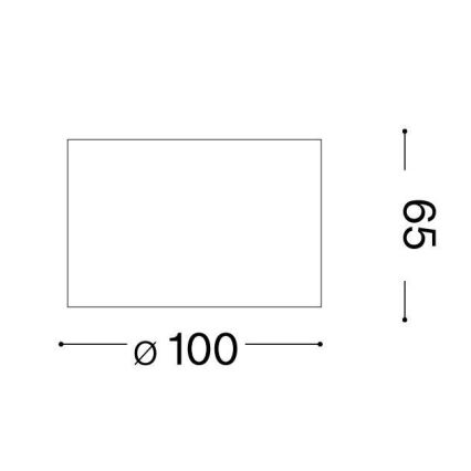 Ideal Lux - LED-kohdevalaisin SPIKE 1xGX53/9W/230V valkoinen