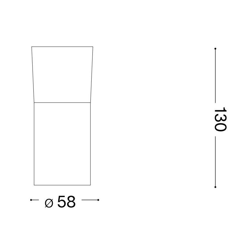 Ideal Lux - LED-kohdevalaisin TOBY 1xGU10/7W/230V CRI 90 musta
