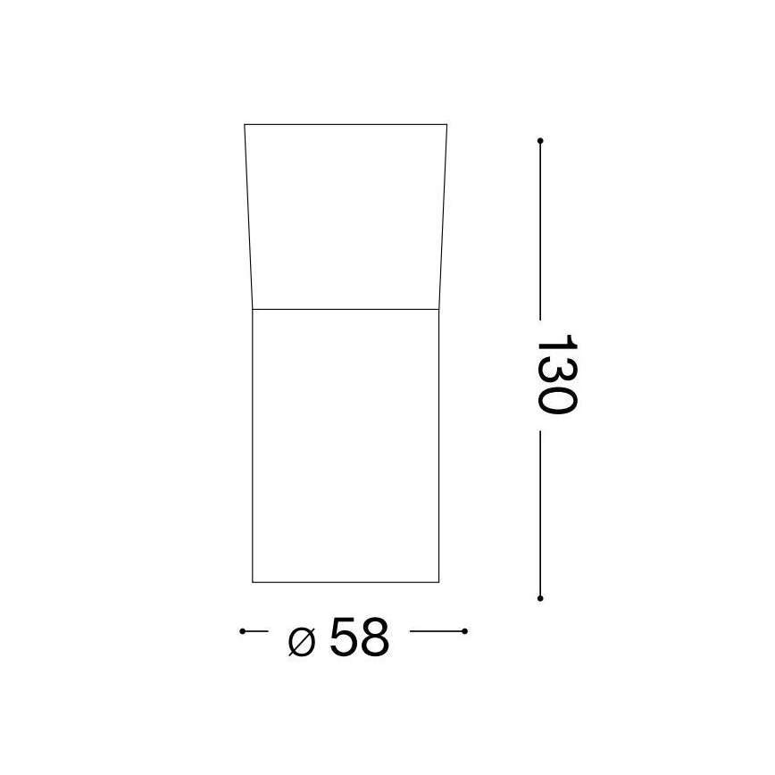 Ideal Lux - LED-kohdevalaisin TOBY 1xGU10/7W/230V CRI 90 valkoinen