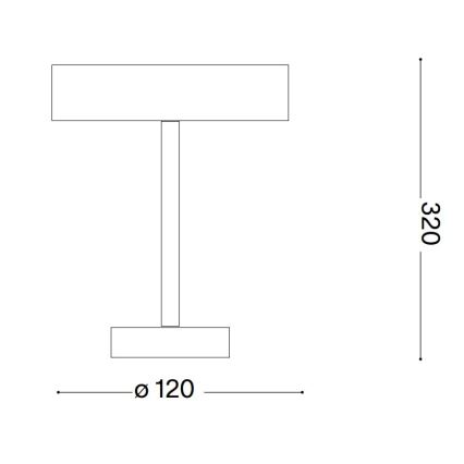 Ideal Lux - LED Kosketus ulko lamppu TOFFEE LED/2W/230V CRI 90 IP54 musta