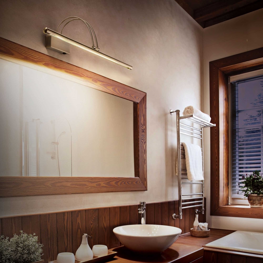 Ideal Lux - LED-kuvavalo BOW LED/8W/230V 76 cm CRI 90 kulta